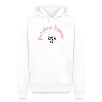 Hot Mess Express - Männer Premium Bio Hoodie - Weiß - Vorne - Nico (187cm)