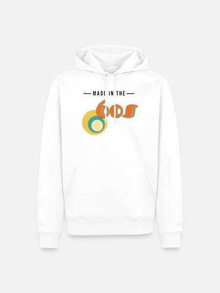 Made in 60s – Classic Vintage Retro - Männer Premium Bio Hoodie - Weiß
