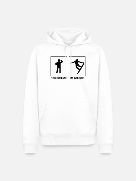 dein freund mein freund - Männer Premium Bio Hoodie - Weiß