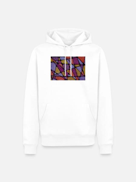 Spektrum - Männer Premium Bio Hoodie - Weiß