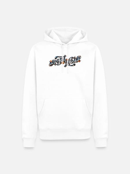 Illegaler Lebensstil - Männer Premium Bio Hoodie - Weiß
