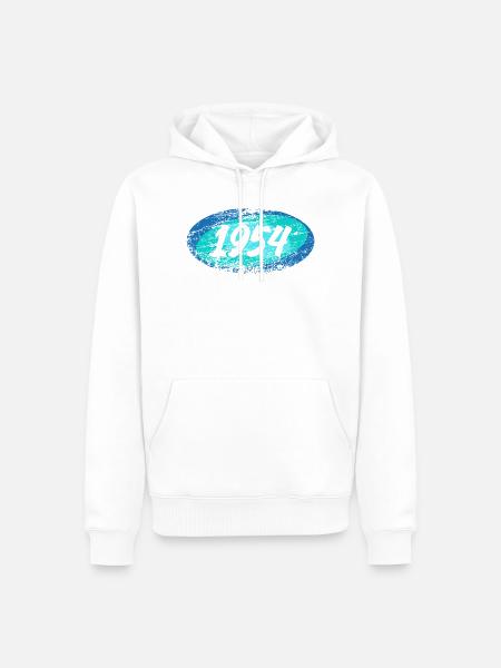 Elypse 1954 - Männer Premium Bio Hoodie - Weiß
