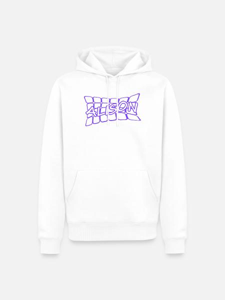 Geschenk für Alison - Männer Premium Bio Hoodie - Weiß