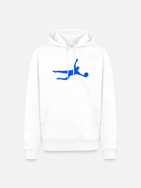 torwart - Männer Premium Bio Hoodie - Weiß