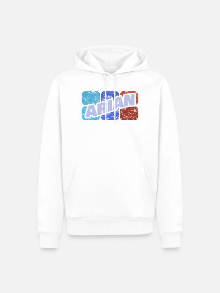 Geschenk für Arian - Männer Premium Bio Hoodie - Weiß