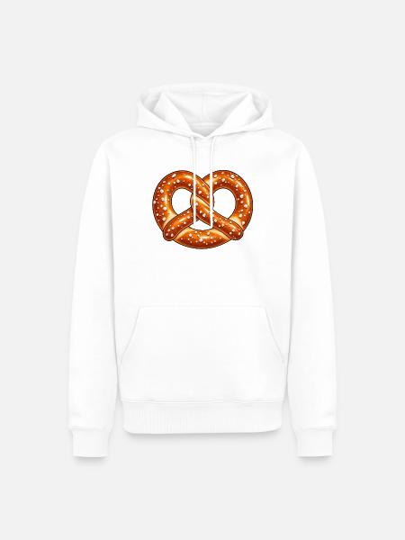 Bretsel - Männer Premium Bio Hoodie - Weiß