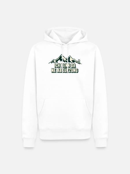 Die Abkürzung - Männer Premium Bio Hoodie - Weiß