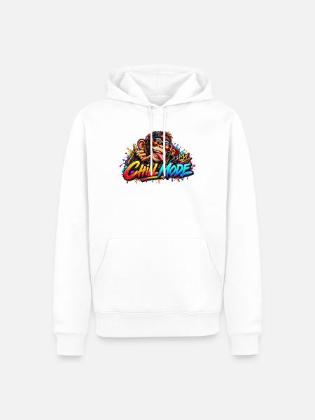 Chill Mode Dschungel Vibes - Männer Premium Bio Hoodie - Weiß