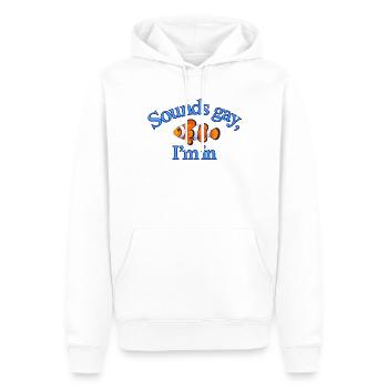 Sounds Gay - Männer Premium Bio Hoodie - Weiß - Vorne - Nico (187cm)