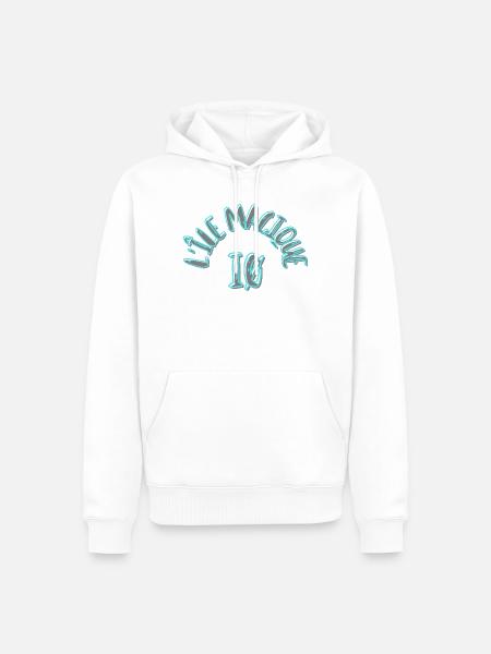 Die magische Insel Oléron - Männer Premium Bio Hoodie - Weiß