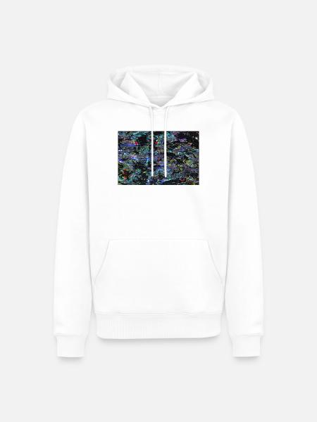 dystopisches - Männer Premium Bio Hoodie - Weiß