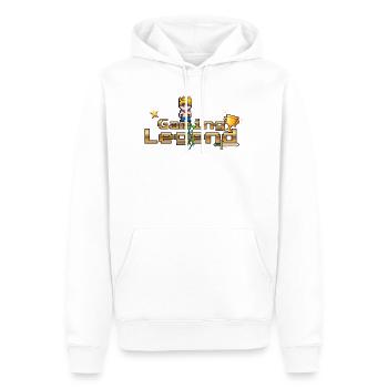 Gaming Legend Pixelheld - Männer Premium Bio Hoodie - Weiß - Vorne - Nico (187cm)