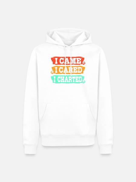 Notfall Krankenschwester Ambulanz - Männer Premium Bio Hoodie - Weiß