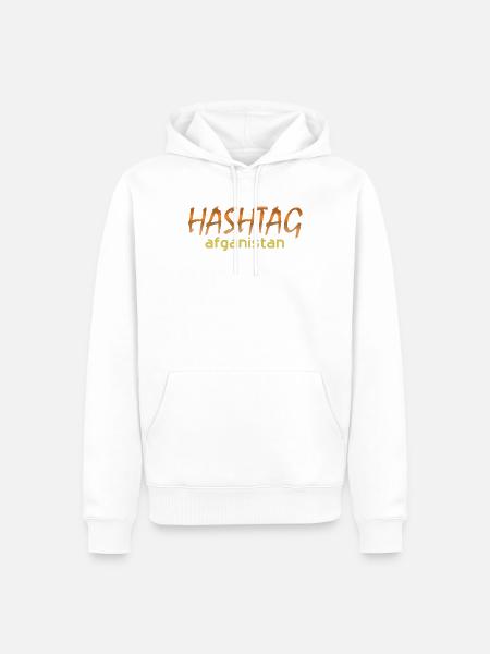 Afganistan als Staat - Männer Premium Bio Hoodie - Weiß