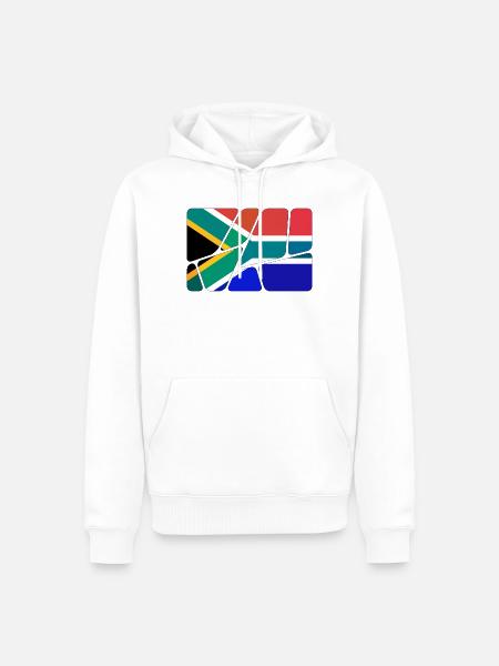 Suedafrika - Männer Premium Bio Hoodie - Weiß