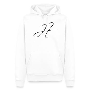Name mit Anfangsbuchstabe H Hannah Henry Henrik - Männer Premium Bio Hoodie - Weiß - Vorne - Nico (187cm)
