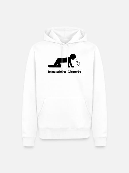 Immaterielles Kulturerbe - Männer Premium Bio Hoodie - Weiß