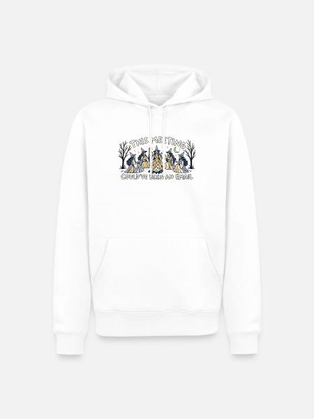 Magisches Meeting - Männer Premium Bio Hoodie - Weiß