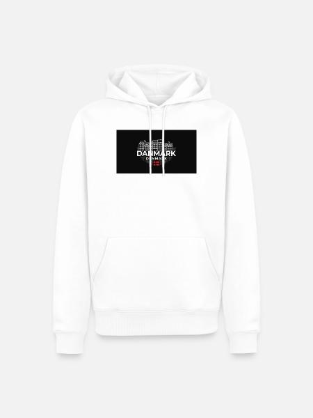 Danmark Urban Copenhagen Streetwear - Männer Premium Bio Hoodie - Weiß
