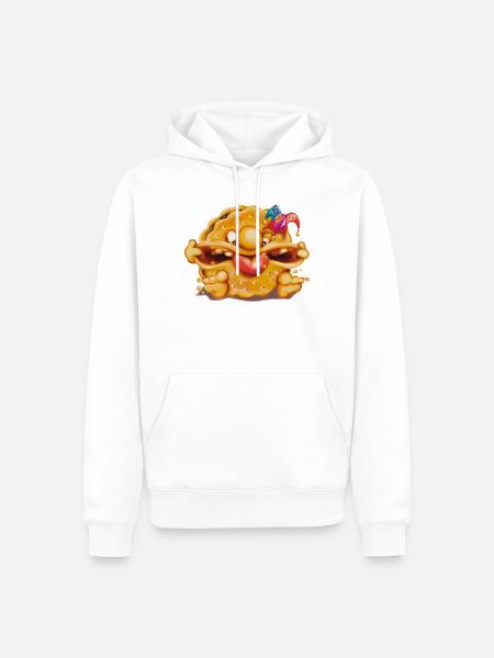 Scherzkeks - Männer Premium Bio Hoodie - Weiß