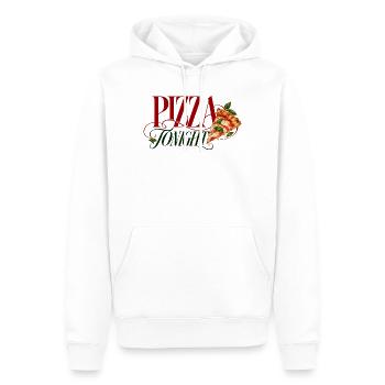 Pizza Tonight Pizza Slice - Männer Premium Bio Hoodie - Weiß - Vorne - Nico (187cm)