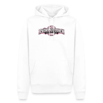 Rhönradturnen Neon Logo - Männer Premium Bio Hoodie - Weiß - Vorne - Nico (187cm)