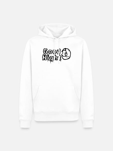 Schlaf gut - Männer Premium Bio Hoodie - Weiß