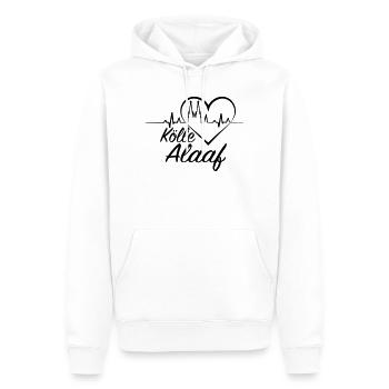 Kölle Alaaf - Männer Premium Bio Hoodie - Weiß - Vorne - Nico (187cm)