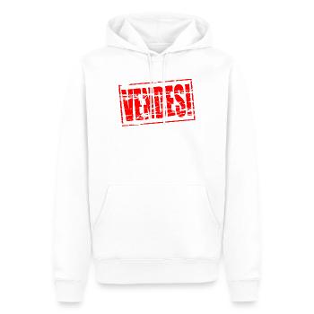 Vendesi - Männer Premium Bio Hoodie - Weiß - Vorne - Nico (187cm)