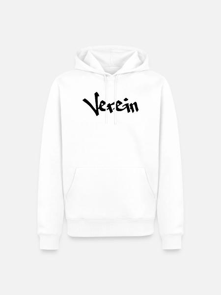 Verein - Männer Premium Bio Hoodie - Weiß