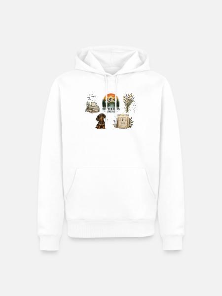 Better Days ahead! - Männer Premium Bio Hoodie - Weiß