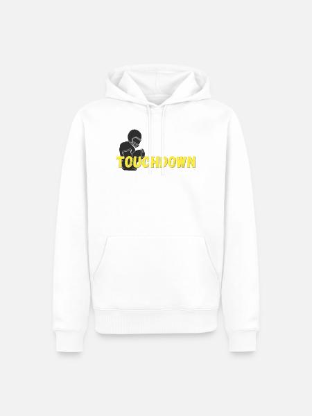 Touchdown Football - Männer Premium Bio Hoodie - Weiß