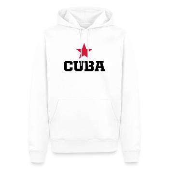 cuba revolucion - Männer Premium Bio Hoodie - Weiß - Vorne - Nico (187cm)