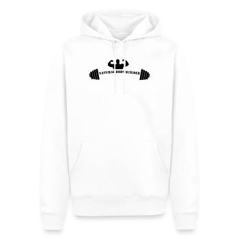 Workout Day - Männer Premium Bio Hoodie - Weiß - Vorne - Nico (187cm)