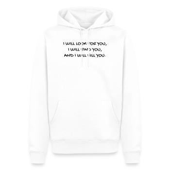 Cinema / Film / Zitat / TV-Serie - Männer Premium Bio Hoodie - Weiß - Vorne - Nico (187cm)