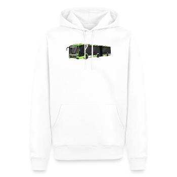 Bus, Schulbus, Busfahrer - Männer Premium Bio Hoodie - Weiß - Vorne - Nico (187cm)
