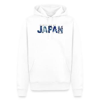 Patterns of Japan - Japanische Muster - Tradition - Männer Premium Bio Hoodie - Weiß - Vorne - Nico (187cm)