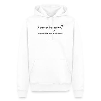 Ne fonctionne pas. Neurodivergent. - Sweat à capuche Premium bio Homme - blanc - Devant - Nico (187cm)