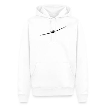 Segelflugzeug - Männer Premium Bio Hoodie - Weiß - Vorne - Nico (187cm)