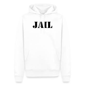 County Jail - Gefängnis - Knast - Gefangener - Männer Premium Bio Hoodie - Weiß - Vorne - Nico (187cm)
