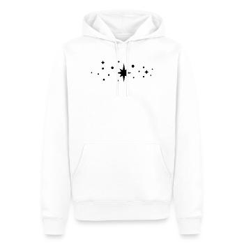 Feenstaub - Männer Premium Bio Hoodie - Weiß - Vorne - Nico (187cm)