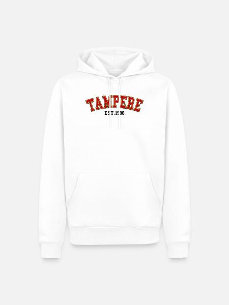 Stampfer gegründet 1986 - Männer Premium Bio Hoodie - Weiß