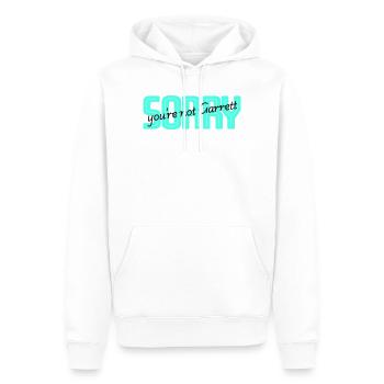 Sorry you are not Garret - Männer Premium Bio Hoodie - Weiß - Vorne - Nico (187cm)