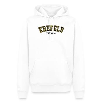 Krefeld Fondé en 2006 - Sweat à capuche Premium bio Homme - blanc - Devant - Nico (187cm)