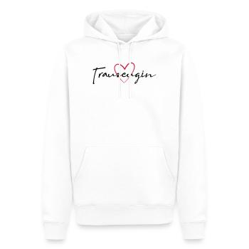 Trauzeugin Herz Junggesellinnenabschied - Männer Premium Bio Hoodie - Weiß - Vorne - Nico (187cm)