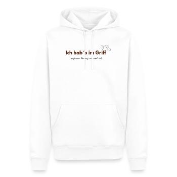 Je l’ai sous contrôle – dit la dépression nerveuse - Sweat à capuche Premium bio Homme - blanc - Devant - Nico (187cm)