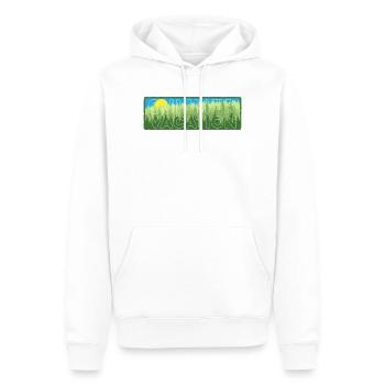 Sommerurlaub Wandern Gliederung - Männer Premium Bio Hoodie - Weiß - Vorne - Nico (187cm)