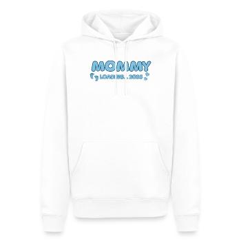 Mommy Loading 2026 - Männer Premium Bio Hoodie - Weiß - Vorne - Nico (187cm)