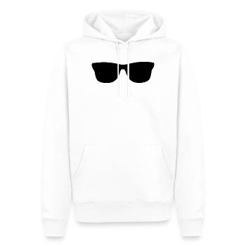 Lunettes de soleil - Sweat à capuche Premium bio Homme - blanc - Devant - Nico (187cm)
