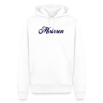 Moinsen (Milkstore1) - Men’s Premium Organic Hoodie - white - Front - Nico (187cm)